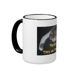 Too Much Trick-or-Treating! mug