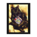 Too Much Tuna (cat) Postcard