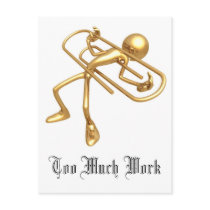 Too Much Work postcards