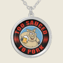 Too Sauced To Pork Necklace necklaces