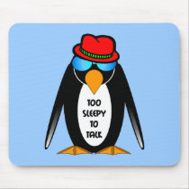 too sleepy to talk mousepads