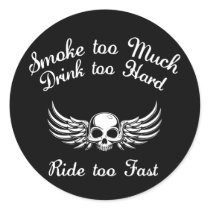 Too Too Round Sticker
