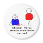 Tool &amp; Douche - Efficiency Fridge Magnet