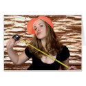 Tool Girl - measuring tape cards