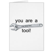 Tool Greeting Card