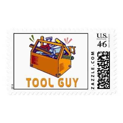 TOOL GUY POSTAGE STAMP