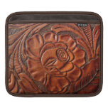 Tooled Leather iPad Sleeve