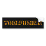 TOOLPUSHER bumper stickers