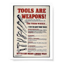 Tools Are Weapons! posters
