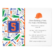 Tools Birthday Invitation