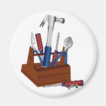 Tools of a Homeowner Refrigerator Magnet