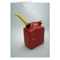 Tools of Trade- Red gas can Greeting Card