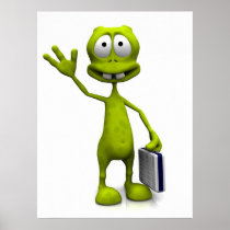 Toon Alien Print