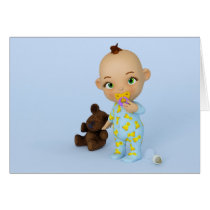 Toon Baby Card