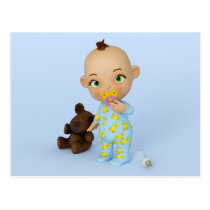Toon Baby Postcard postcards