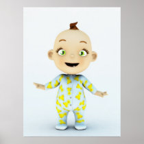 toon baby poster