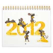 toon calender just with funny mice wall calendars