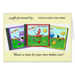 Toon-Products, "Hears a tune for your new babie... Greeting Cards