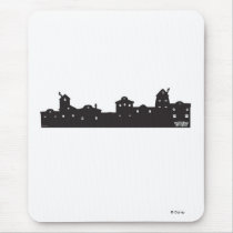 Toon Town Silhouette Disney mousepads
