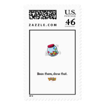 Toon Town's Gag Jelly Bean Logo Disney Stamp