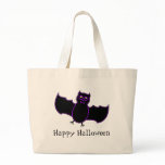 Toon Vampire Bat Halloween Trick Or Treat Bag