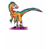 Toon Velociraptor Tee t-shirts by nyctherion Toon Velociraptor Tee t-shirts