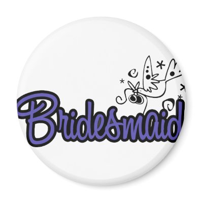 ToonDoveBridesmaidInd Fridge Magnet