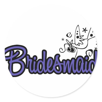 ToonDoveBridesmaidInd Stickers