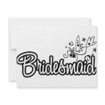 ToonDoveBridesmaidWht invitations