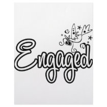 ToonDoveEngaged-Black&White letterhead by WeddingWorks ToonDoveEngaged-Black&White letterhead