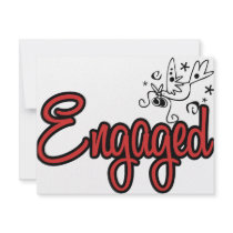 ToonDoveEngagedRed invitations