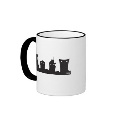 Toontown Cogs skyline Disney mugs