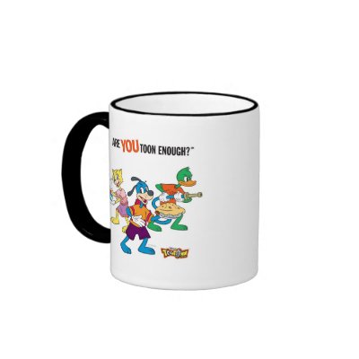 Toontown Flippy, Duck and Cat Are You Toon Enough mugs