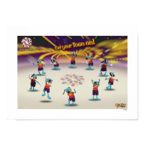 Toontown "Get Your Toon On!" Poster Disney posters