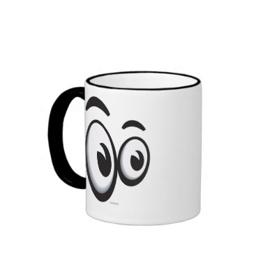 Toontown Large Eyes Logo Disney mugs