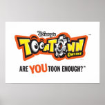 Toontown logo Disney Poster