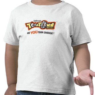 Toontown logo Disney shirt