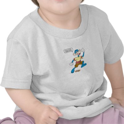 Toontown Monkey "Toons of the world unite!" Disney t-shirts