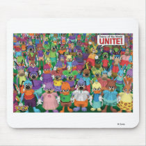 Toontown toons unite Disney mousepads