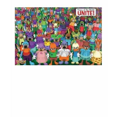 Toontown toons unite Disney t-shirts