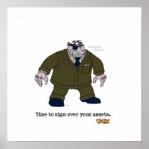 Toontown's Cog Grinning Disney Print