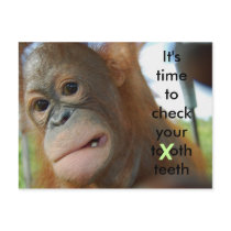 Tooth Care : Dentist Appointment Reminder postcards