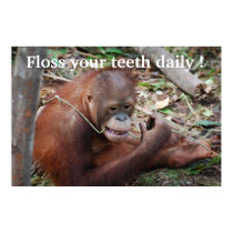 Tooth Care Floss poster posters by Rebecca_Reeder Tooth Care Floss poster posters