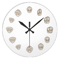 Tooth Clock (Large) at Zazzle