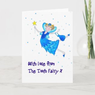 Tooth Fairy Congratulations Card card
