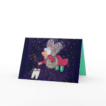 Tooth Fairy - greeting card