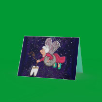 Tooth Fairy - greeting card