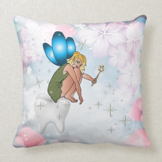 Tooth Fairy Personalized American MoJo Pillow