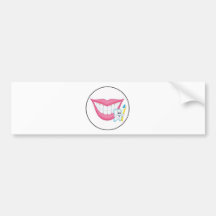 tooth fairy smile bumper sticker