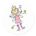 Tooth Fairy Stick Figure Sticker